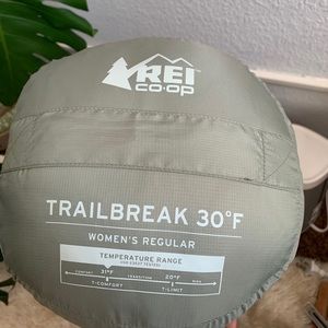 REI Trailbreak Women’s Regular grey sleeping bag